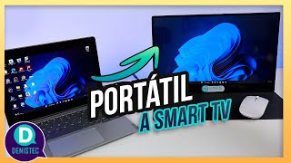 ✅ Conectar Pc portátil a Smart TV con HDMI [upl. by Farrand]