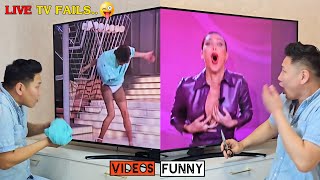 When live tv goes wrong 😂🤣 Best TV Bloopers trynottolaugh [upl. by Dasa]