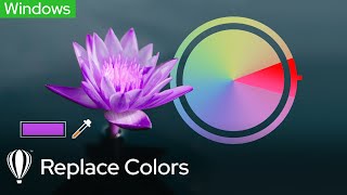 Replace Colors  Corel PHOTOPAINT for Windows [upl. by Rodl]