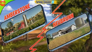 Amberstone Vs Neubrunn  Which Map Has The Biggest Field Straw Bales Test [upl. by Ayekal]