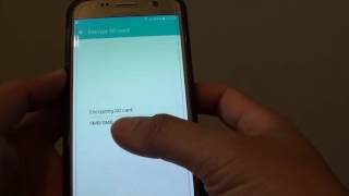 Samsung Galaxy S7 How to Encrypt Micro SD Card [upl. by Aisyla290]