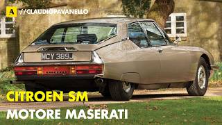 Storia della Citroen SM  Quella col motore MASERATI [upl. by Airbma]