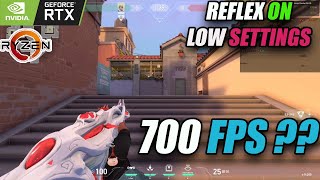 VALORANT REFLEX ON  LOW SETTINGS  Patch 903 [upl. by Marentic603]