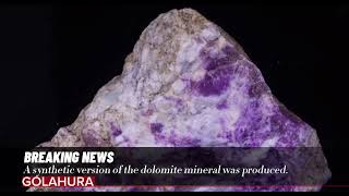 A synthetic version of the dolomite mineral was produced [upl. by Annawd]