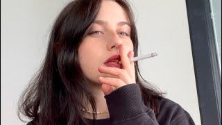 ASMR smoking a cigarette with you no talking n nature sounds [upl. by Ainotahs471]