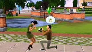 como proponer matrimonio en los sims 3 [upl. by Eelynnhoj503]