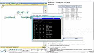 Cisco RnS  Lab 6523 Packet Tracer  Troubleshooting Static Routes [upl. by Durwyn]