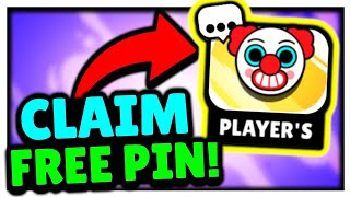 How To Get THE CLOWN PIN  Free Brawl Stars Pin [upl. by Adrial]