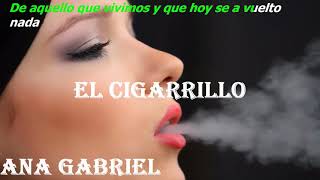 Karaoke El Cigarrillo Ana Gabriel [upl. by Gnihc]