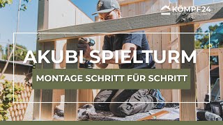 Montage Spielturm Frieda  Akubi  Schritt für Schritt [upl. by Newby818]