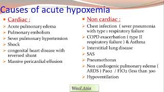 acute hypoxemia [upl. by Sarad]