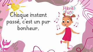 quotMa Petite Fillequot  Chanson en français pour les enfants [upl. by Celka703]