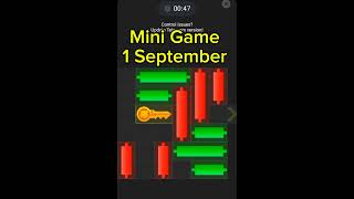 Mini Game Today 1 September Hamster Kombat How to Solve Mini Game Puzzle in Hamster Kombat 100SOLVE [upl. by Zetnauq60]