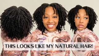 THIS LOOKS LIKE MY NATURAL 4B HAIR  BEST CLIP INS FOR 4B NATURAL HAIR  ft Amazing Beauty Hair [upl. by Mollee]