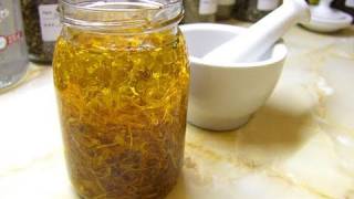 How To Make An Infused Oil  Herbalism Basics 4 [upl. by Nesiaj]