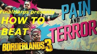 Borderlands 3 HOW TO BEAT THE AGONIZER 9000 PAIN and TERROR BOSS GUIDE [upl. by Eanal572]