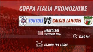 Tortoli vs Lanusei  Copa Italia 1er tiempo [upl. by Zilef391]