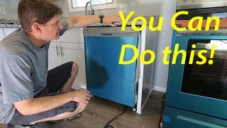 How to Install a Dishwasher Step by Step  Its Easy [upl. by Davidoff]