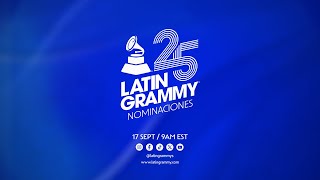 Anuncio de Nominaciones Latin GRAMMY 2024 [upl. by Louis]