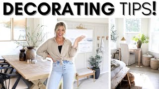 HOME DECORATING TIPS  STYLING IDEAS  MY GOTO DECORATING TIPS FOR A HIGHEND SPACE [upl. by Stanfill]