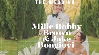 Millie Bobby Brown Marries Jake Bongiovi in Custom Galia Lahav Gown at Stunning Tuscany Wedding [upl. by Tnaryb]