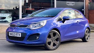 2013 KIA Rio 14CRDI 3Dr Walkaround  For Sale at Pashleys Worksop [upl. by Nahama]