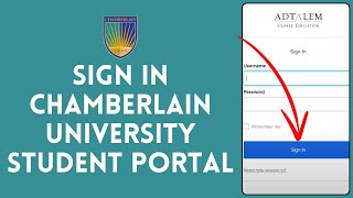 Chamberlain University Student Portal Login  How to Sign in to MyChamberlain Portal in 2024 EASY [upl. by Eulalia]