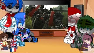 Transformer Prime react to Bumblebee Vs Blitzwing 🇫🇷🇬🇧 [upl. by Fia]