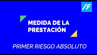 A PRIMER RIESGO ABSOLUTO [upl. by Aernda]