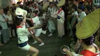 苔作2012 都立家政阿波踊り 踊り編 729 [upl. by Yehus842]