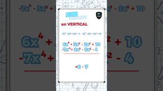 SUMA de POLINOMIOS en VERTICAL Invictus Club PAA algebraticos algebra soyinvictus sumar maths [upl. by Peace457]