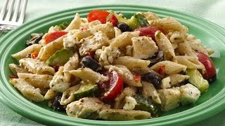 Mediterranean Chicken and Pasta Recipe [upl. by Shoshana745]