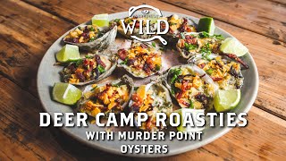 Smoky Deer Camp Oyster Roasties with Zane Dearien  Ingredient Wild [upl. by Antipas757]