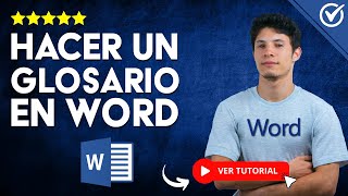 ¿Cómo hacer un GLOSARIO en Word  📝 Recopila tus Definiciones 📝 [upl. by Itteb]