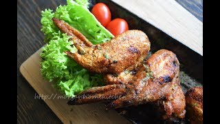 Air Fryer Honey BBQ Chicken Wings  By Morgan Air Fryer HD [upl. by Htebazile]