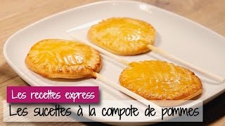 Sucettes à la compote de pommes  les recettes express [upl. by Cindie]