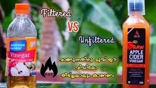 Apple Cider Vinegar  Filtered vs Unfiltered  How to Lose Weight Naturally  Thuglife Mallu Fitness [upl. by Franza27]