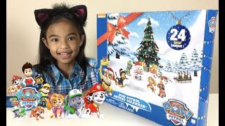 Nickelodeon Paw Patrol Advent Calendar Unboxing  Toys Academy [upl. by Etterual]