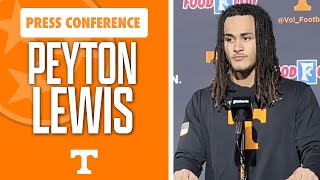 Tennessee Footballs Peyton Lewis previews UTEP and Senior Day I Volquest I GBO [upl. by Yenor]