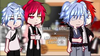 kuroko no basket react to akashi and kuroko as karma and nagisa knb×assassination classroom [upl. by Enaht]