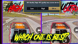 HIGH SOUND QUALITY VS ULTRA SOUND QUALITY IN PUBG MOBILE  WHICH ONE SHOULD YOU USE [upl. by Latin]