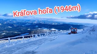 Kráľova hoľa 1946m  nádherný začiatok skialp sezóny 👌⛷️ ako v rozprávke [upl. by Ahsitel]