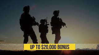 Earn up to a 20000 Enlistment Bonus with the Colorado Army National Guard [upl. by Atworth672]