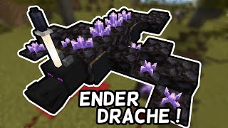 Minecraft Tutorial  Enderdrache besiegen ⚔️ Enderdragon Tutorial [upl. by Encratia]