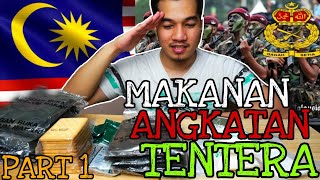 PART 1  RANGSUM TEMPUR RTBK  MALAYSIAN ARMY  MRE  MEALS READY TO EAT ANGKATAN TENTERA MALAYSIA [upl. by Mathia]