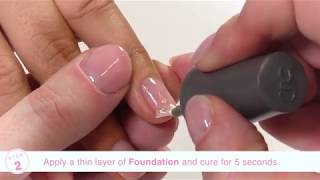 Gelish BrushOn Structure Step By Step Application [upl. by Niliak]