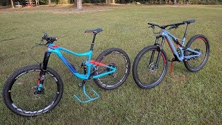 Stumpjumper 29 vs Giant Trance 275 The Specs [upl. by Maurita]