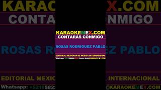 karaoke javier solis  contaras conmigo karaokemex [upl. by Htebizile20]