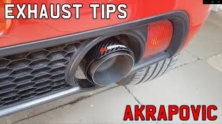 Suzuki Swift Carbon Fiber Akrapovič Exhaust Tips From Ebay [upl. by Tove]