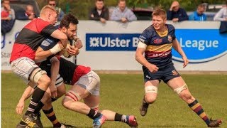 Irish Rugby TV Banbridge v UCC PlayOff Highlights [upl. by Anirahtak]